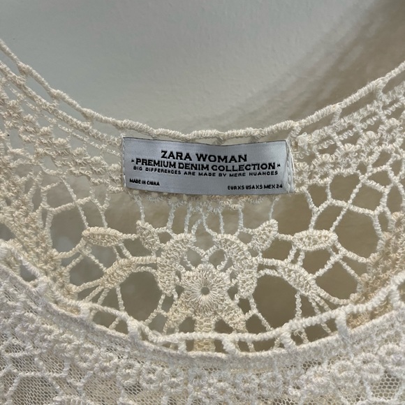 Zara Women’s Boho Crochet Top - Picture 2 of 3